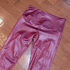 ❤️ Red ShoSho Liquid Leggings, Junior's Size Medium